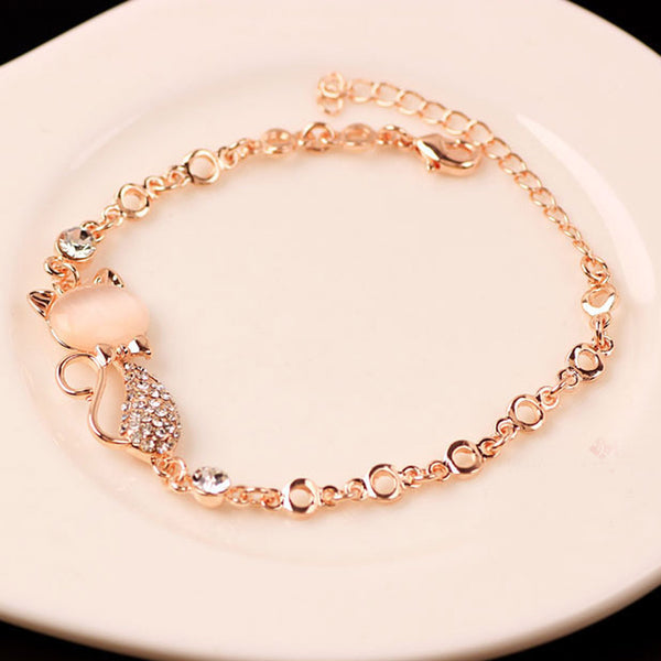 Cat Stone Unique Bracelet