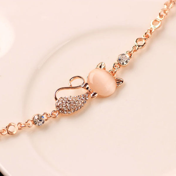 Cat Stone Unique Bracelet