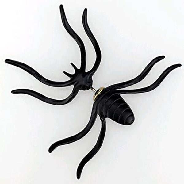 Cool Black Spider Earrings