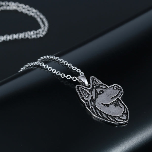 Dainty Siberian Husky Dog Necklace
