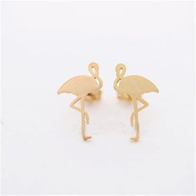 Cute Flamingo Stud Earrings