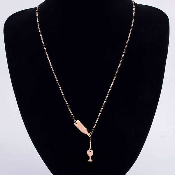 Fashion Women's Wine Necklace