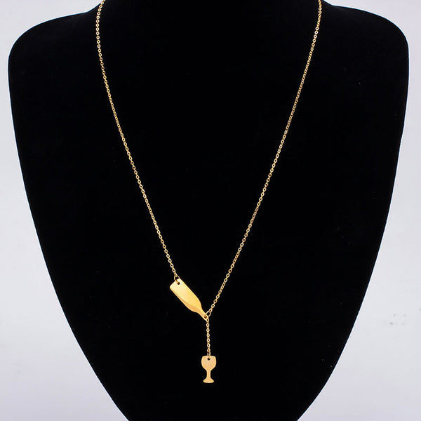 Fashion Women's Wine Necklace