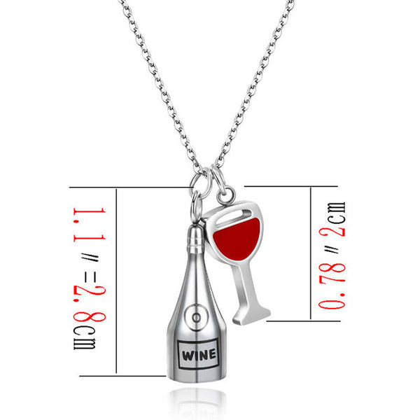 Fashion Women's Wine Necklace