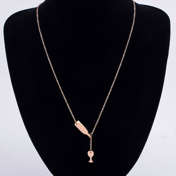 Fashion Women's Wine Necklace